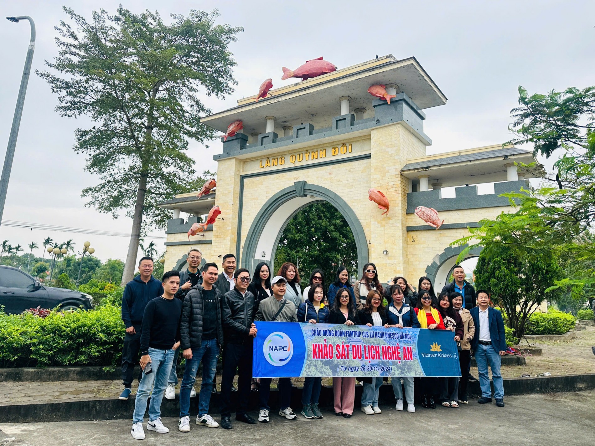 4 CLB Lữ hành UNESCO Hà Nội khảo sát du lịch Nghệ An