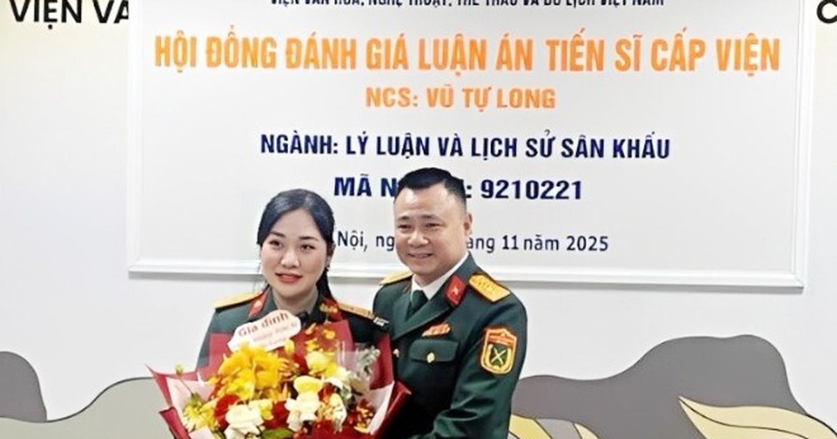 Đại tá - NSND Tự Long: Tân Tiến sĩ đầu tiên của Nhà hát chèo Quân đội
