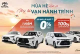 Toyota duy trì sức mua với chương trình ưu đãi lớn trong tháng 4
