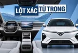 Rộ ảnh nội, ngoại thất VinFast VF 6 bản nâng cấp: Tay nắm cửa ẩn, bỏ nút chuyển số, vô-lăng mới, thêm màn hình