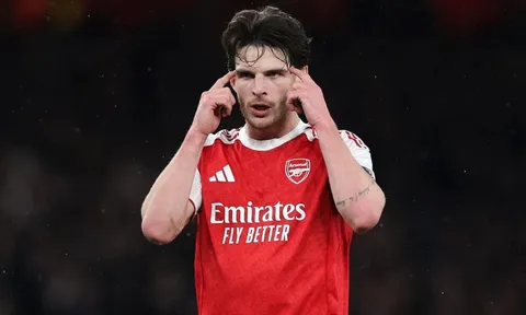 Phản ứng của CĐV Arsenal về Declan Rice