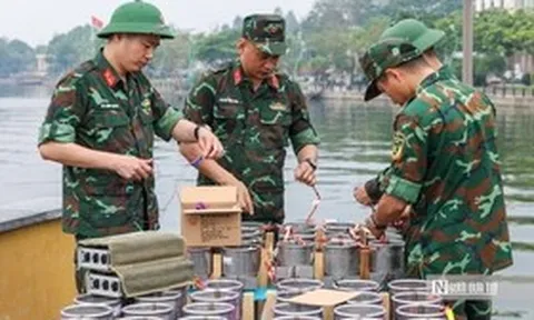 Cận cảnh trận địa pháo chào mừng dịp Giỗ Tổ 2026