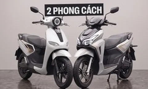 Hai xe máy điện VinFast mới liên tục được hé lộ thông số: Một mẫu cốp lớn, mẫu kiểu Vario chạy tới 90km/h, có kết nối app