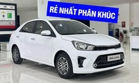 Kia Soluto giảm giá còn dưới 300 triệu đồng: Rẻ nhất phân khúc nhưng cấu hình hộp số không dành cho số đông