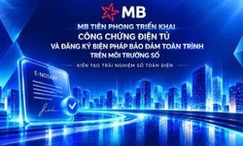 MB tiên phong triển khai công chứng điện tử và đăng ký biện pháp bảo đảm toàn trình