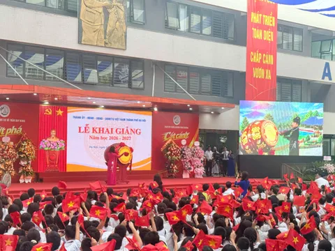 Trường Trung học cơ sở Trần Duy Hưng khai giảng năm học mới 2026-2027