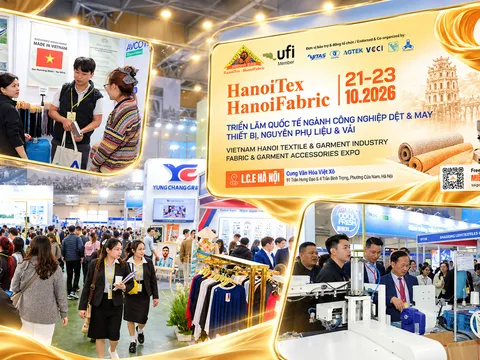 HanoiTex - HanoiFabric 2026 trở lại, kết nối chuỗi cung ứng dệt may quốc tế