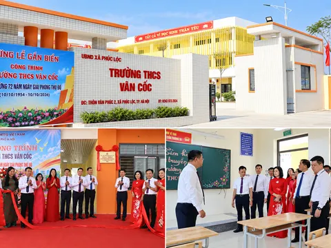 Hạ tầng giáo dục Phúc Lộc thêm động lực từ trường học 125 tỷ đồng