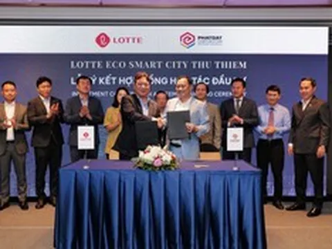 Lotte và Phát Đạt chính thức ký kết hợp tác đầu tư dự án Lotte Eco Smart City Thu Thiem