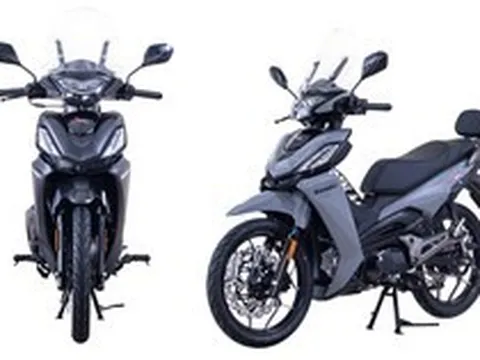 Tân binh xe số 125cc đến từ Hy Lạp sở hữu hàng loạt trang bị độc lạ: Kính chắn gió, tựa lưng tháo rời cùng đĩa phanh khủng 320 mm