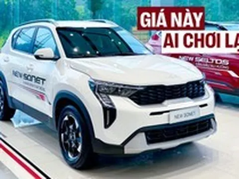 Kia Sonet giảm giá kỷ lục tại Việt Nam: Niêm yết còn từ 450 triệu đồng, rẻ nhất phân khúc, tăng áp lực cho Fronx