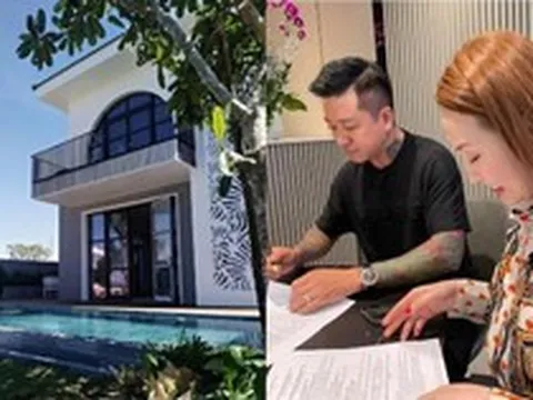 Biệt thự Tuấn Hưng bỏ lại Việt Nam sau khi đưa vợ con sang Mỹ sống