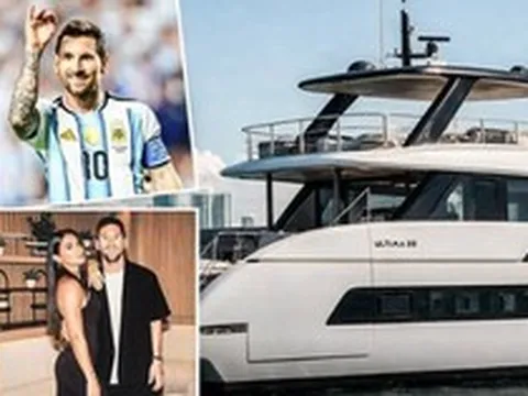 Siêu du thuyền trị giá trăm tỷ đồng của Lionel Messi
