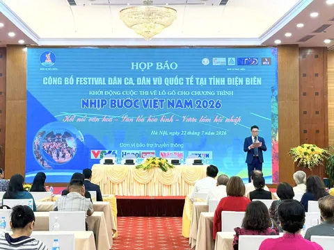 Hơn 50 đoàn nghệ thuật dự Festival Dân ca, Dân vũ Quốc tế 2026 tại Điện Biên